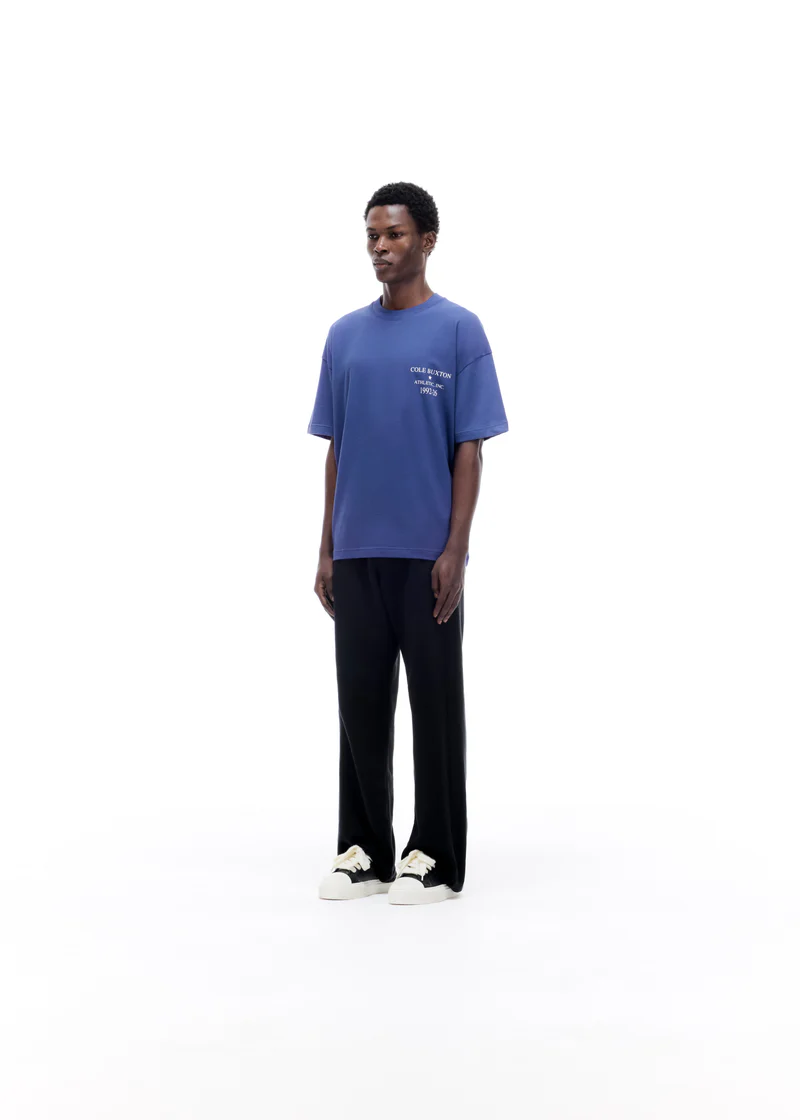 Cole Buxton T-shirt ATHLETIC INC T-SHIRT BLUE | 30% Off - Image 3