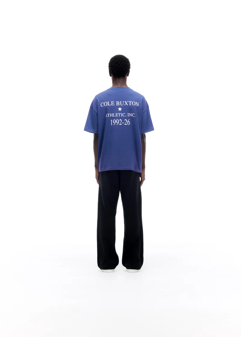 Cole Buxton T-shirt ATHLETIC INC T-SHIRT BLUE | 30% Off - Image 2
