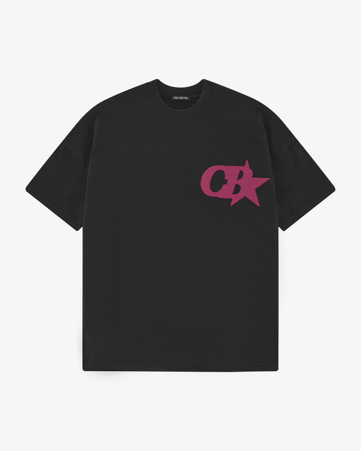 Cole Buxton T-shirt CB STAR T-SHIRT VINTAGE BLACK / PINK