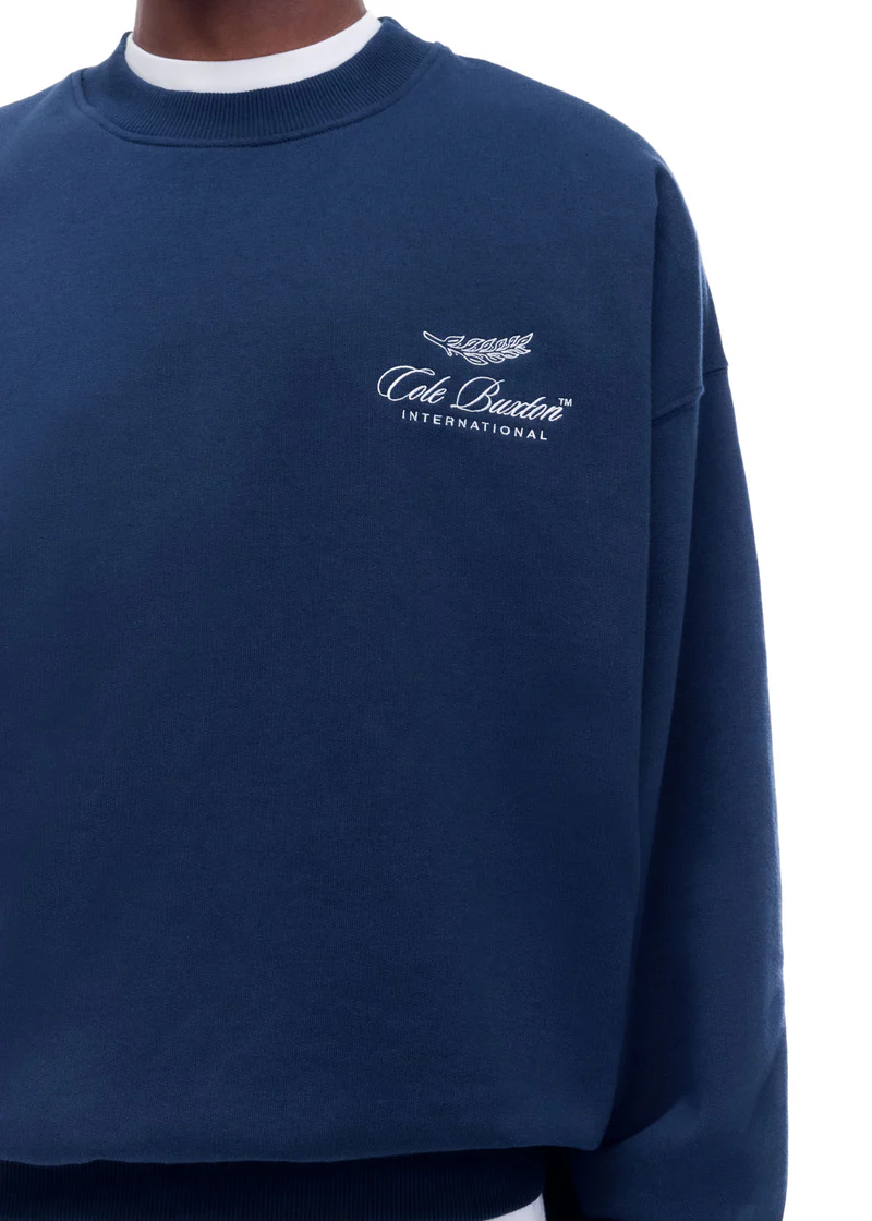 Cole Buxton Sweatshirt INTERNATIONAL SWEATSHIRT NAVY - Image 3