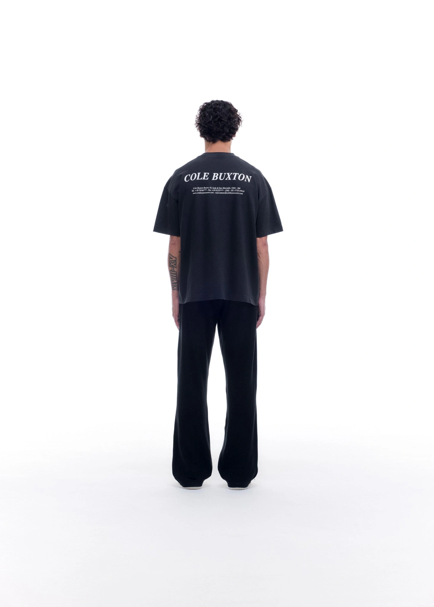 Cole Buxton T-shirt Cole Buxton Address T Shirt-Black | 30% Off - Image 2